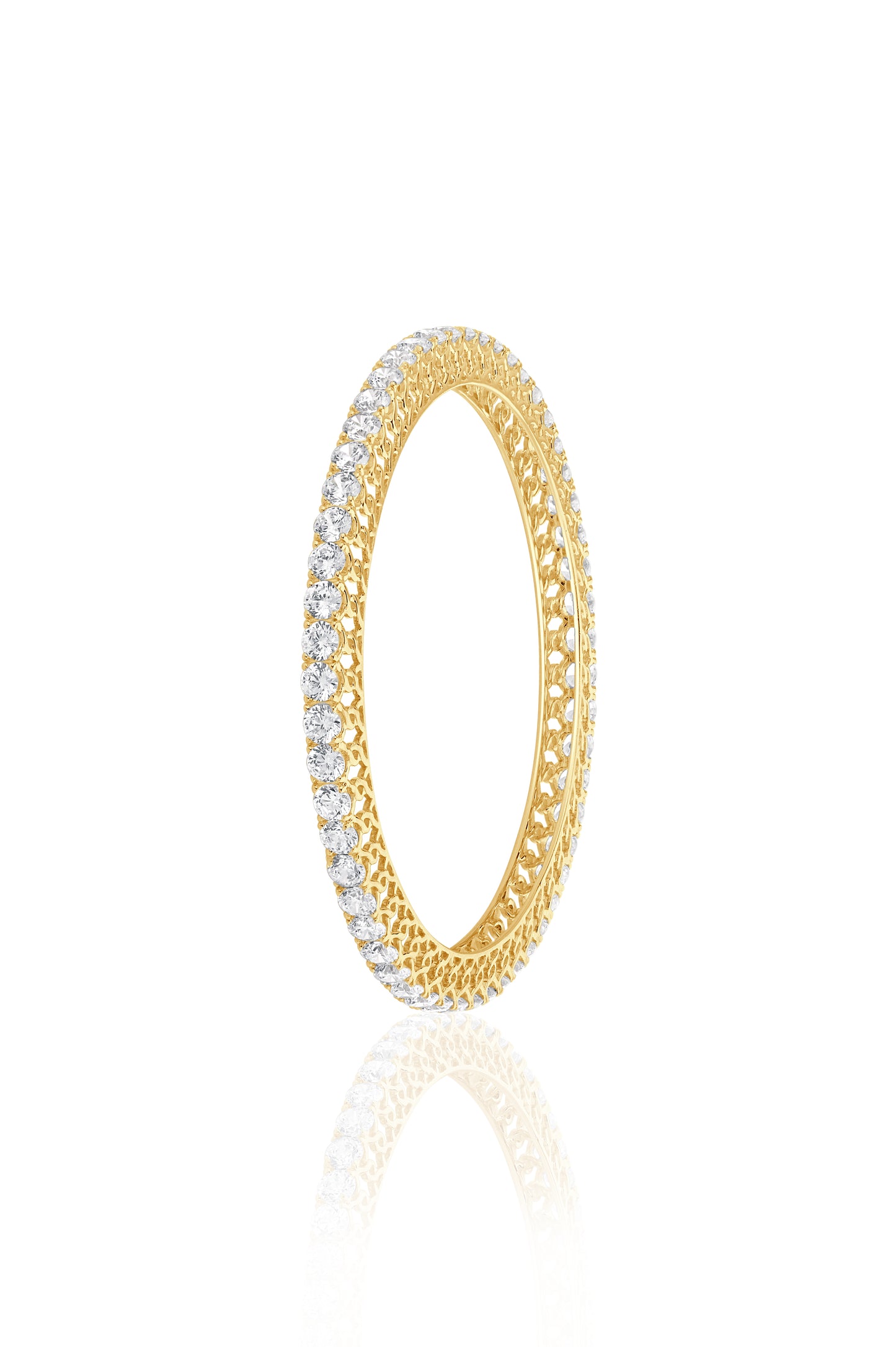 Nitya Classic Bangles 0.15 Ct. Diamonds 