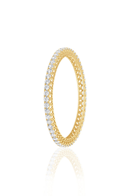 Nitya Classic Bangles 0.15 Ct. Diamonds 